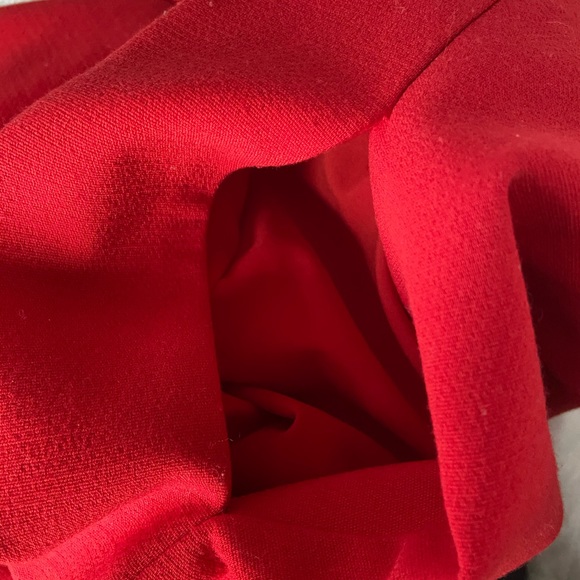 Banana Republic Red Pleated Full Skirt Size 6 - Picture 8 of 11